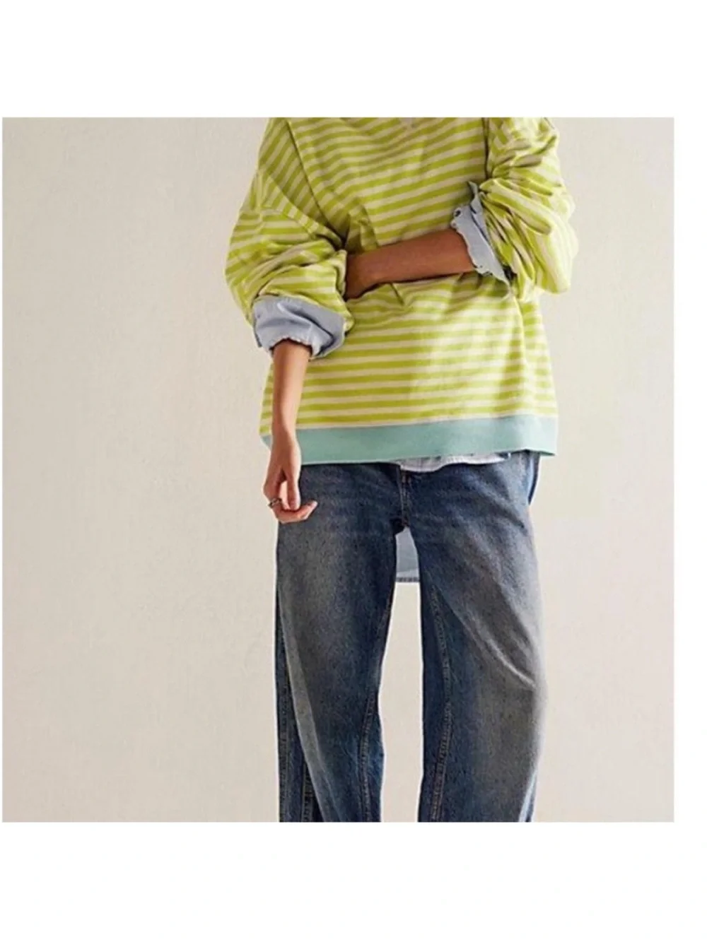 Classic Oversized Crewneck. NWOT - Picture 3 of 3